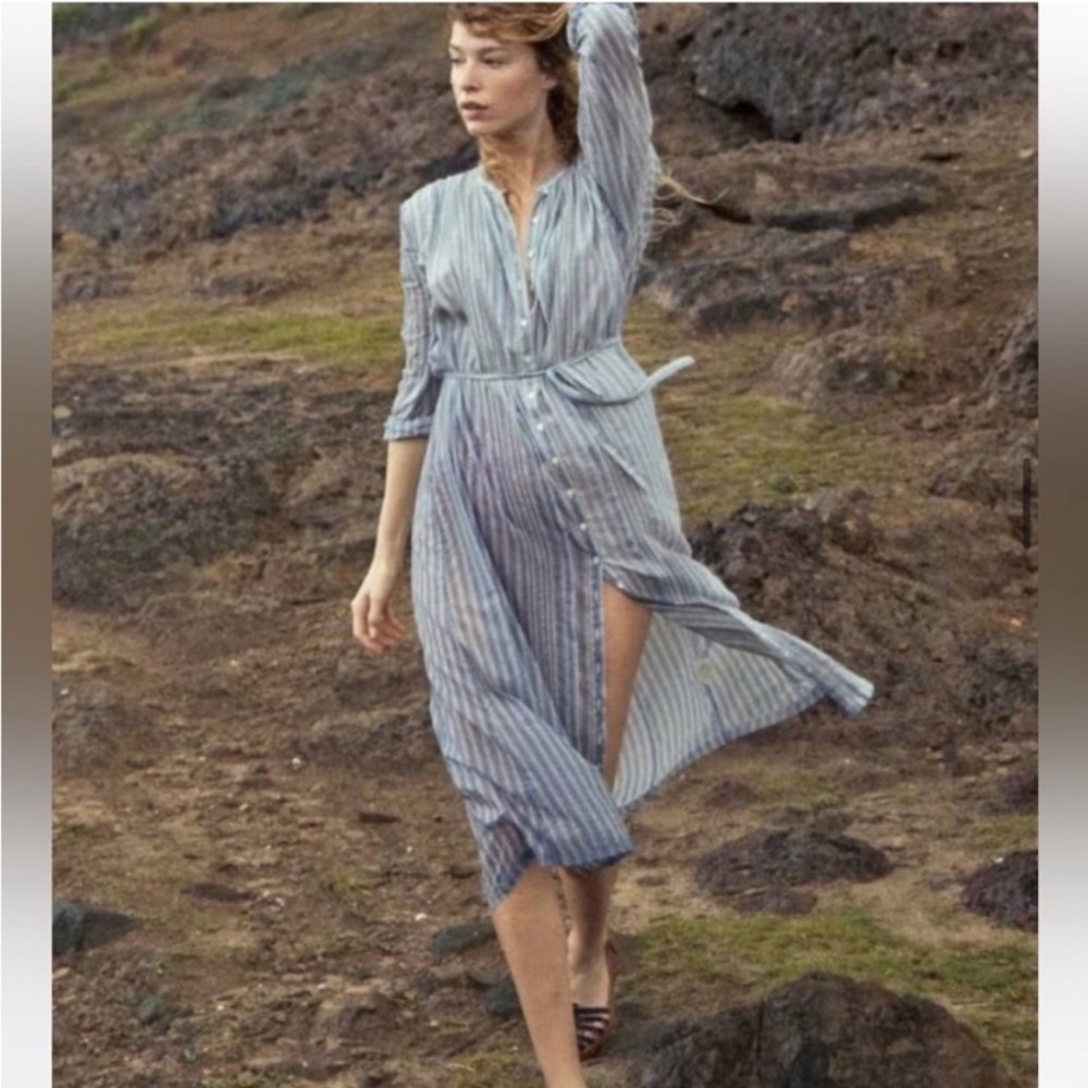 Doen • Lorena Dress in Monte Isola Stripe